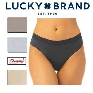 Lucky Brand Women' Hi Cut Underwear Panties 4 Pack